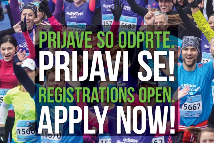 Odprte prijave – Volkswagen 21. Ljubljanski maraton