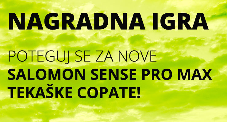 Nagradna igra – Poteguj se za nove Salomon SENSE PRO MAX tekaške copate!