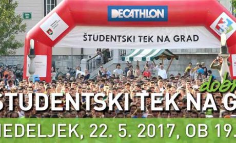 Vabilo na 24. dobrodelni študentski tek na grad