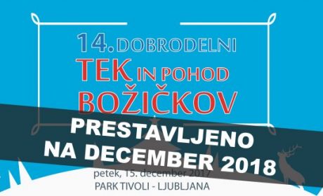 Prestavitev 14. Dobrodelnega teka in pohoda Božičkov