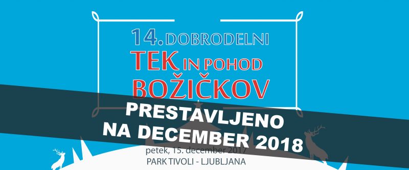 Prestavitev 14. Dobrodelnega teka in pohoda Božičkov
