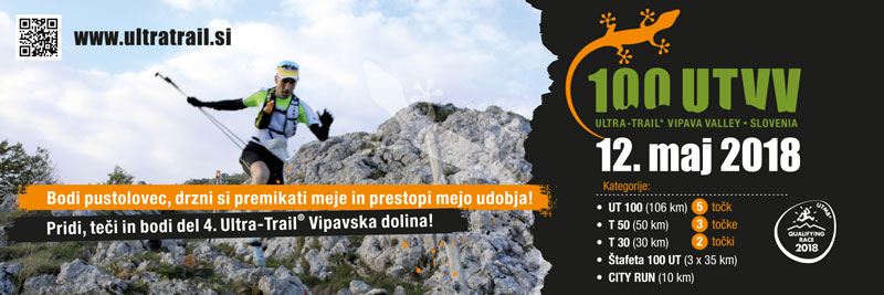 12. maj bo dan za 4. Ultra-Trail Vipavska dolina