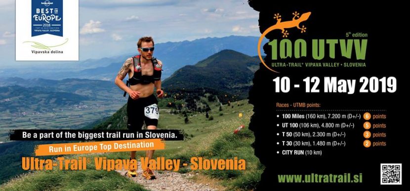 Ultra trail Vipavska dolina (UTVV) bo v maju 2019 povezal celotno Vipavsko dolino